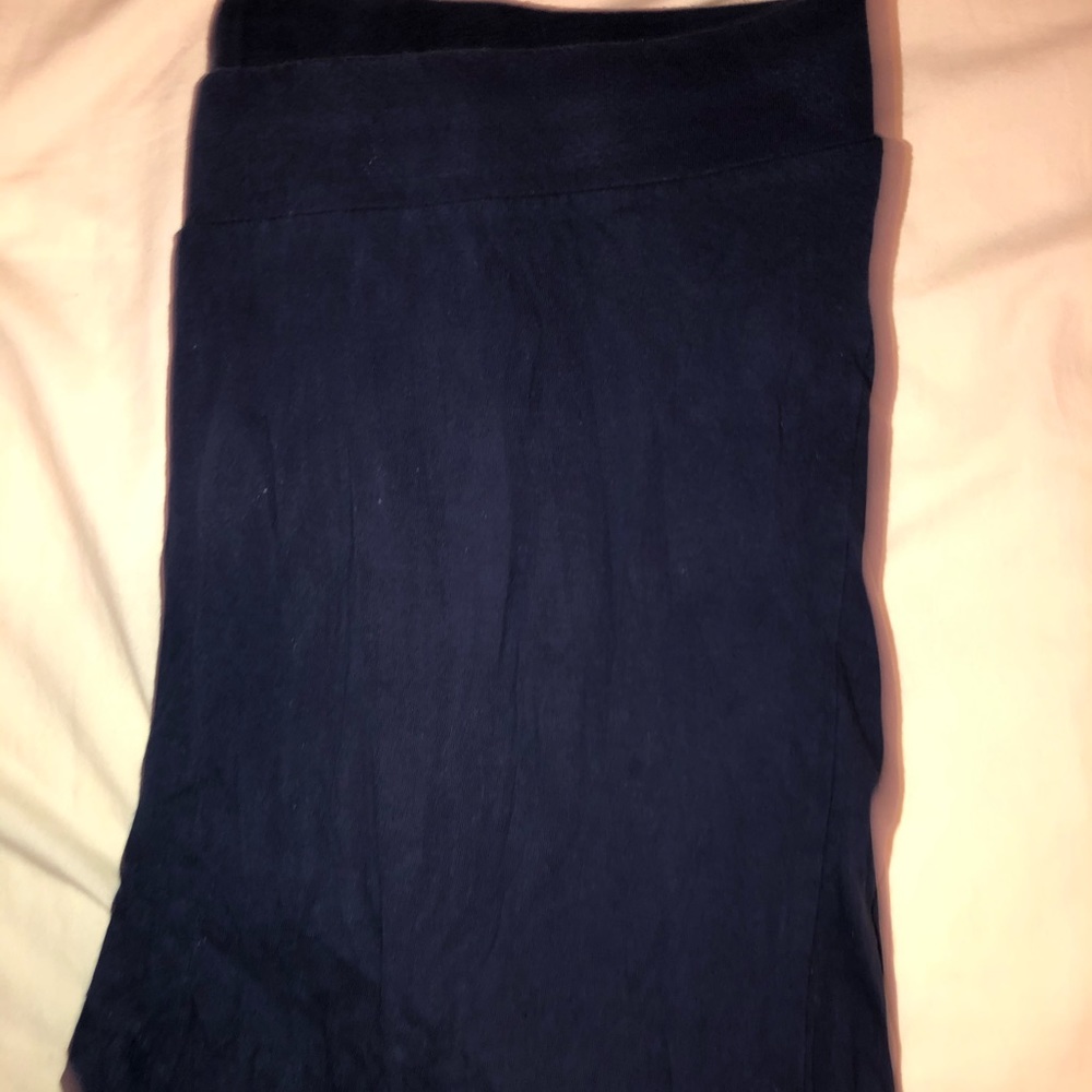 Navy ankle length leggings